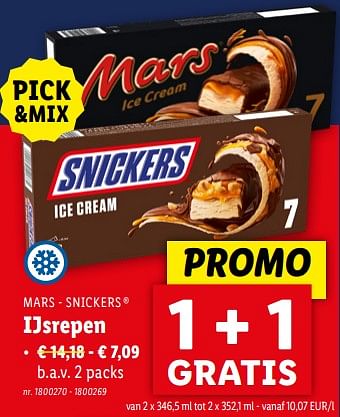 Promotions Ijsrepen - Mars - Valide de 24/04/2024 à 30/04/2024 chez Lidl