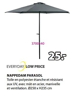 Promoties Nappedam parasol - Huismerk - Jysk - Geldig van 15/04/2024 tot 19/05/2024 bij Jysk