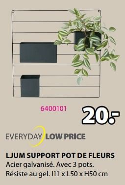 Promoties Ljum support pot de fleurs - Huismerk - Jysk - Geldig van 15/04/2024 tot 19/05/2024 bij Jysk