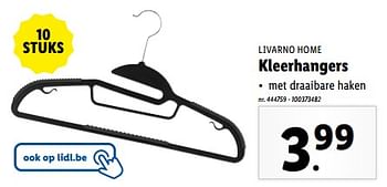 Promotions Kleerhangers - Livarno - Valide de 24/04/2024 à 30/04/2024 chez Lidl