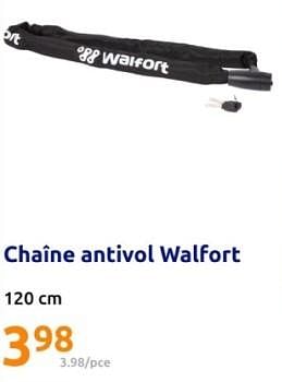 Promoties Chaîne antivol walfort - Walfort - Geldig van 17/04/2024 tot 23/04/2024 bij Action