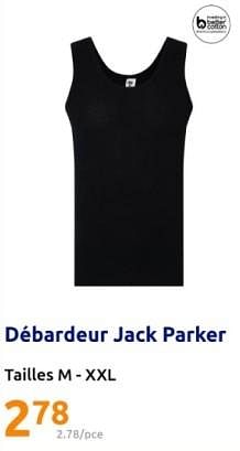 Promotions Débardeur jack parker - Jack Parker - Valide de 17/04/2024 à 23/04/2024 chez Action
