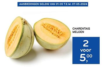 Promoties Charentais meloen - Huismerk - Alvo - Geldig van 24/04/2024 tot 07/05/2024 bij Alvo