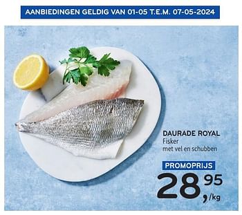 Promotions Daurade royal fisker - Fisker - Valide de 24/04/2024 à 07/05/2024 chez Alvo
