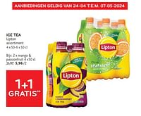 Ice tea lipton 1+1 gratis-Lipton