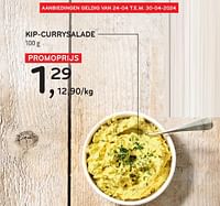Promoties Kip-currysalade - Huismerk - Alvo - Geldig van 24/04/2024 tot 07/05/2024 bij Alvo