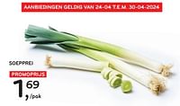 Promoties Soepprei - Huismerk - Alvo - Geldig van 24/04/2024 tot 07/05/2024 bij Alvo