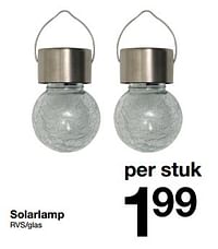 Solarlamp-Huismerk - Zeeman 