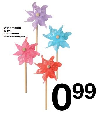Promoties Windmolen - Huismerk - Zeeman  - Geldig van 20/04/2024 tot 26/04/2024 bij Zeeman