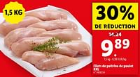Promotions Filets de poitrine de poulet xxl - Produit maison - Lidl - Valide de 24/04/2024 à 30/04/2024 chez Lidl