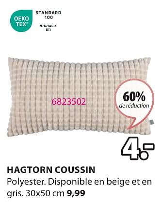 Promotions Hagtorn coussin - Produit Maison - Jysk - Valide de 15/04/2024 à 19/05/2024 chez Jysk