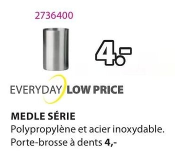 Promotions Medle porte-brosse à dents - Produit Maison - Jysk - Valide de 15/04/2024 à 19/05/2024 chez Jysk