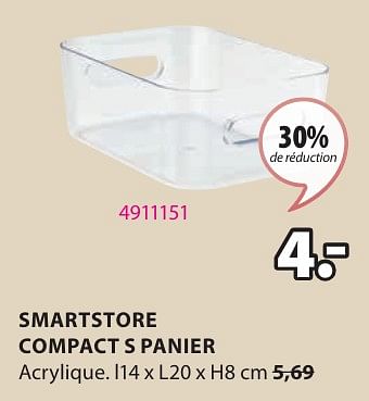 Promotions Smartstore compact s panier - SmartStore - Valide de 15/04/2024 à 19/05/2024 chez Jysk