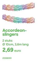 Promoties Accordeon slingers - Huismerk - Ava - Geldig van 01/04/2024 tot 31/07/2024 bij Ava