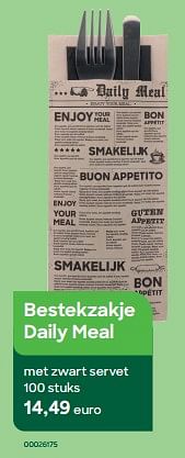 Promotions Bestekzakje daily meal - Produit Maison - Ava - Valide de 01/04/2024 à 31/07/2024 chez Ava