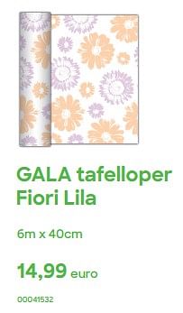 Promoties Gala tafelloper fiori lila - Gala - Geldig van 01/04/2024 tot 31/07/2024 bij Ava