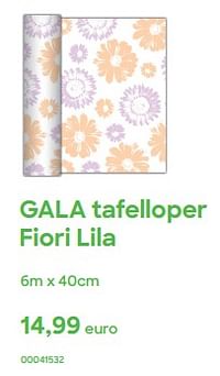 Gala tafelloper fiori lila-Gala