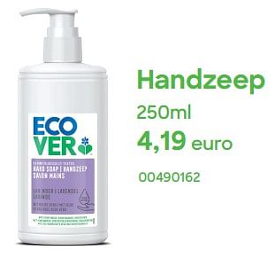 Promotions Handzeep - Ecover - Valide de 01/04/2024 à 31/07/2024 chez Ava