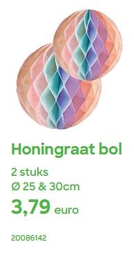 Promotions Honingraat bol - Produit Maison - Ava - Valide de 01/04/2024 à 31/07/2024 chez Ava