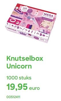 Promotions Knutselbox unicorn - Produit Maison - Ava - Valide de 01/04/2024 à 31/07/2024 chez Ava