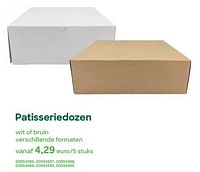 Promoties Patisseriedozen - Huismerk - Ava - Geldig van 01/04/2024 tot 31/07/2024 bij Ava