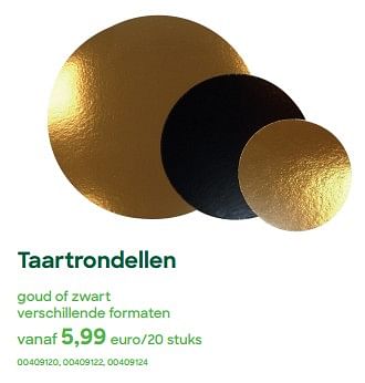Promotions Taartrondellen - Produit Maison - Ava - Valide de 01/04/2024 à 31/07/2024 chez Ava