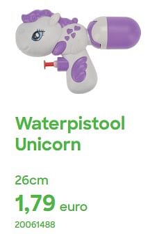 Promotions Waterpistool unicorn - Produit Maison - Ava - Valide de 01/04/2024 à 31/07/2024 chez Ava