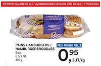 Promotions Pains hamburgers boni - Boni - Valide de 24/04/2024 à 07/05/2024 chez Alvo