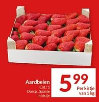 Promoties Aardbeien - Huismerk - Intermarche - Geldig van 23/04/2024 tot 28/04/2024 bij Intermarche
