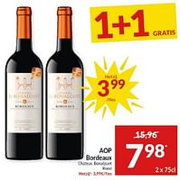 Promoties Aop bordeaux chateau bonalguet rood - Rode wijnen - Geldig van 23/04/2024 tot 28/04/2024 bij Intermarche