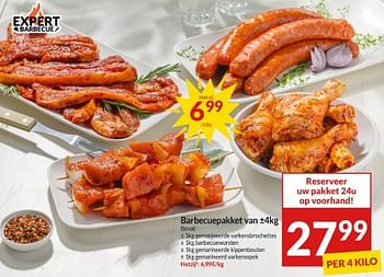 Promoties Barbecuepakket - Huismerk - Intermarche - Geldig van 23/04/2024 tot 28/04/2024 bij Intermarche