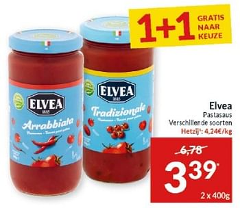 Promotions Elvea pastasaus - Elvea - Valide de 23/04/2024 à 28/04/2024 chez Intermarche