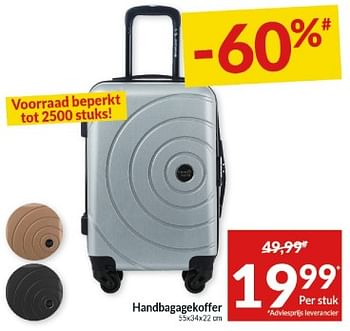 Promoties Handbagagekoffer - Huismerk - Intermarche - Geldig van 23/04/2024 tot 28/04/2024 bij Intermarche