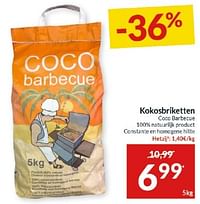 Kokosbriketten coco barbecue-Huismerk - Intermarche