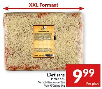 Promotions L`artisane pizza`s xxl - L'Artisane - Valide de 23/04/2024 à 28/04/2024 chez Intermarche