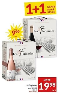 Les floriandes franse wijin rood wit of rosé-Rosé wijnen