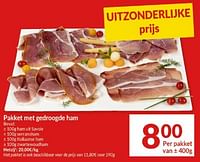 Promoties Pakket met gedroogde ham - Huismerk - Intermarche - Geldig van 23/04/2024 tot 28/04/2024 bij Intermarche