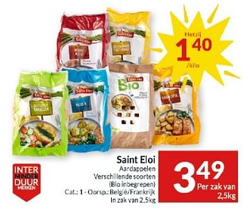 Promotions Saint eloi aardappelen - Saint Eloi - Valide de 23/04/2024 à 28/04/2024 chez Intermarche