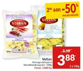 Promotions Voltan verse gevulde pasta - Voltan - Valide de 23/04/2024 à 28/04/2024 chez Intermarche