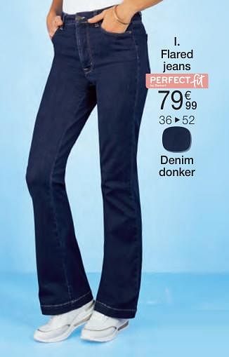 Promoties Flared jeans - Huismerk - Damart - Geldig van 01/04/2024 tot 30/06/2024 bij Damart