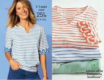 Promoties T-shirt - Huismerk - Damart - Geldig van 01/04/2024 tot 30/06/2024 bij Damart