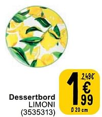Dessertbord limoni-Huismerk - Cora