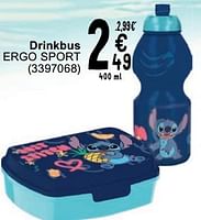 Promoties Drinkbus ergo sport - Disney - Geldig van 23/04/2024 tot 06/05/2024 bij Cora