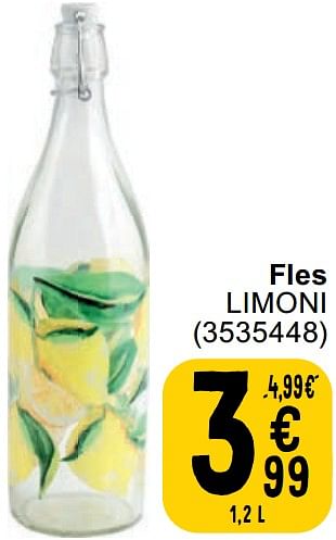 Promoties Fles limoni - Huismerk - Cora - Geldig van 23/04/2024 tot 06/05/2024 bij Cora