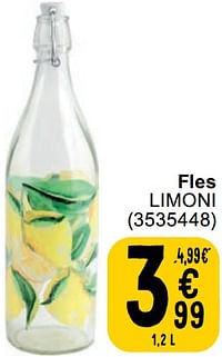 Fles limoni-Huismerk - Cora