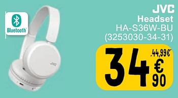 Promotions Headset ha s36w bu - JVC - Valide de 23/04/2024 à 06/05/2024 chez Cora