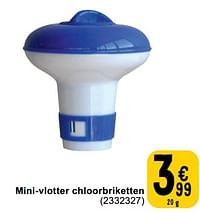 Mini vlotter chloorbriketten-BSI