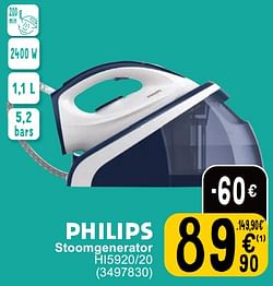Philips stoomgenerator hi5920 20