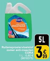 Promoties Ruitensproeiervloeistof zomer anti-insecten cora - Huismerk - Cora - Geldig van 23/04/2024 tot 06/05/2024 bij Cora