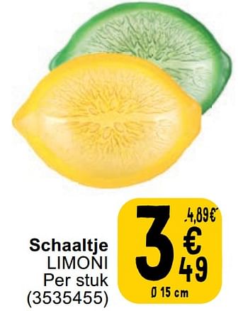 Promotions Schaaltje limoni - Produit maison - Cora - Valide de 23/04/2024 à 06/05/2024 chez Cora